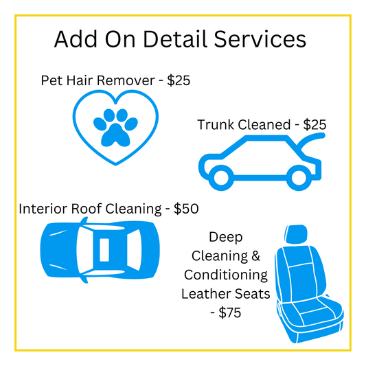 Add On Detail Services Before Checkout